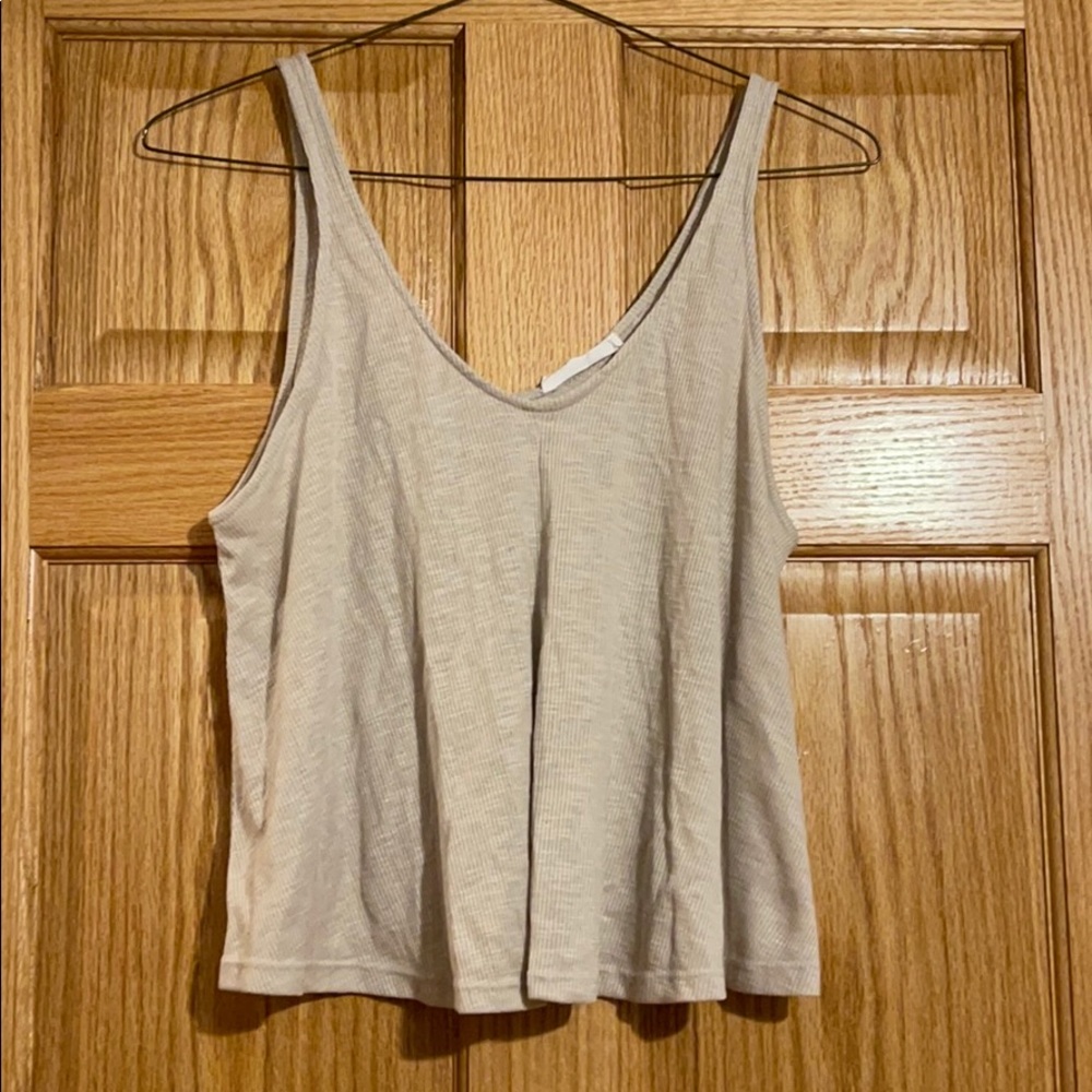 Tan/Cream Tank Top